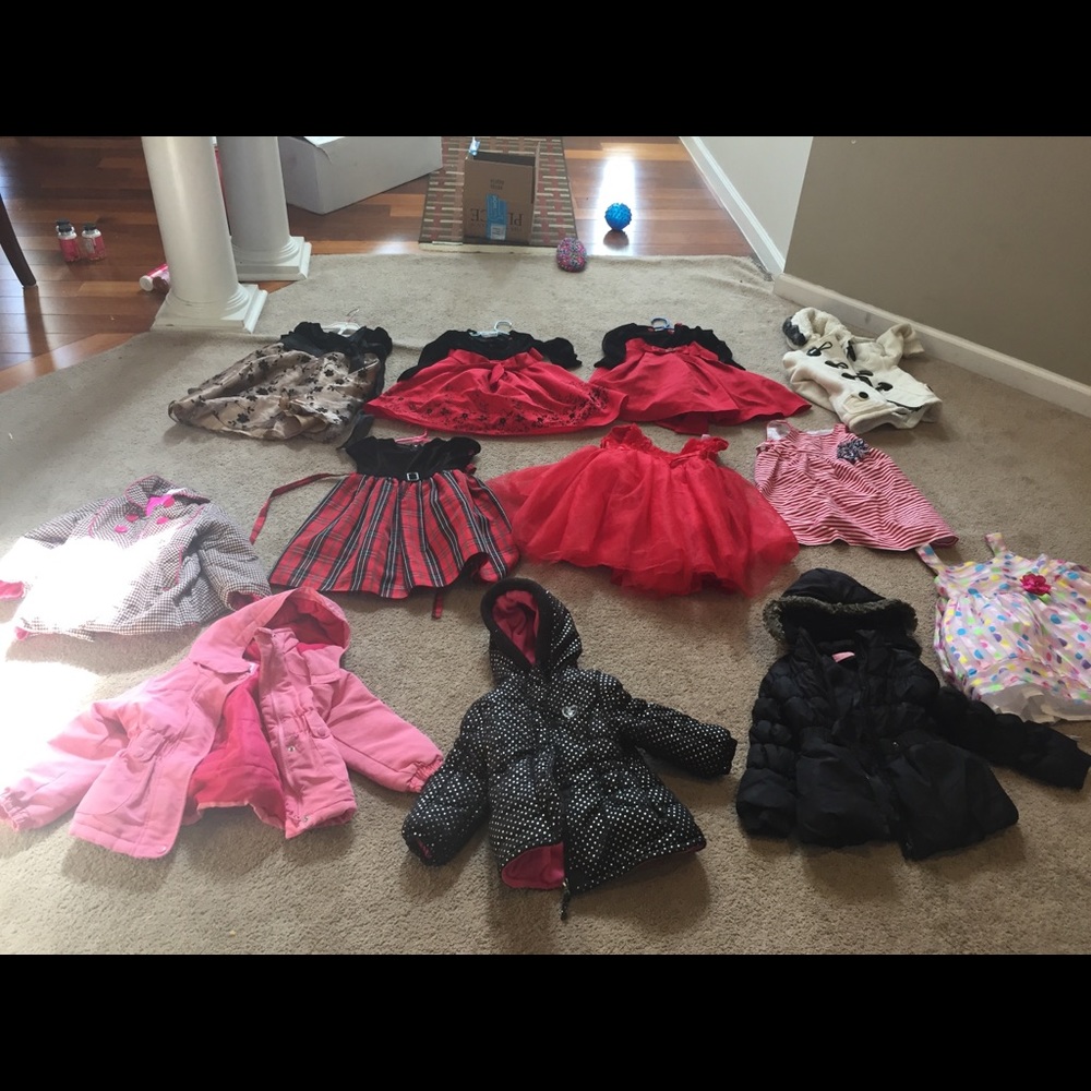 3T-4T Girls Dresses and Coats